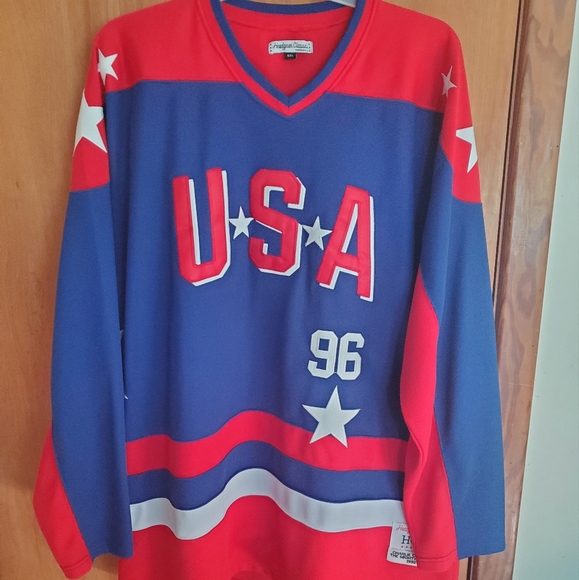 Headgear - Conway Mighty Ducks USA Jersey Blue